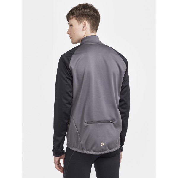 craft moška kolesarska jakna CORE BIKE SUBZ JACKET GRANITE-BLACK