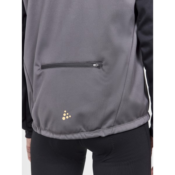 craft moška kolesarska jakna CORE BIKE SUBZ JACKET GRANITE-BLACK