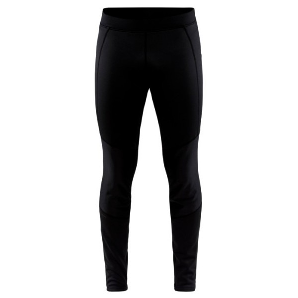 CRAFT MOŠKE ZIMSKE KOLESARSKE HLAČE S PROTIVETRNO ZAŠČITO CORE BIKE SUBZ WIND TIGHTS BLACK - C3