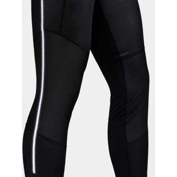 CRAFT MOŠKE ZIMSKE KOLESARSKE HLAČE S PROTIVETRNO ZAŠČITO CORE BIKE SUBZ WIND TIGHTS BLACK - C3