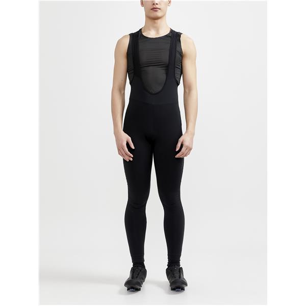 CRAFT MOŠKE ZIMSKE KOLESARSKE HLAČE CORE SUBZ BIB BIKE TIGHTS BLACK - C3