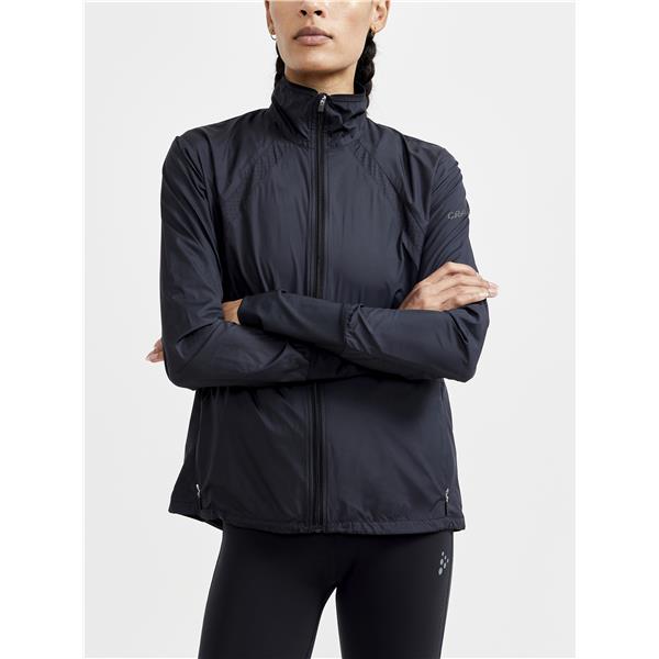 CRAFT ŽENSKA JAKNA/VETROVKA ADV ESSENCE WIND JACKET BLACK