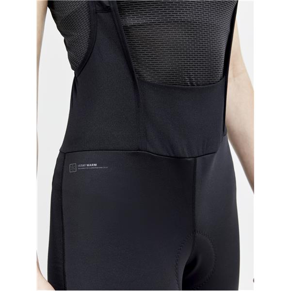 craft ženske zimske protivetrne kolesarske hlače core subz bib tights wind black