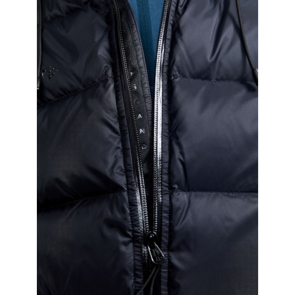 craft ženska debela puhovka iz pravega puha adv explore down jacket black