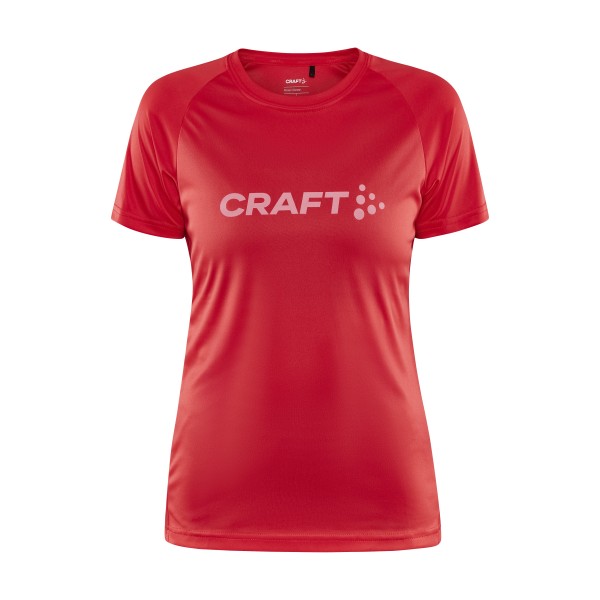 CRAFT ŽENSKA MAJICA S KRATKIMI ROKAVI CORE ESSENCE LOGO TEE REDDISH