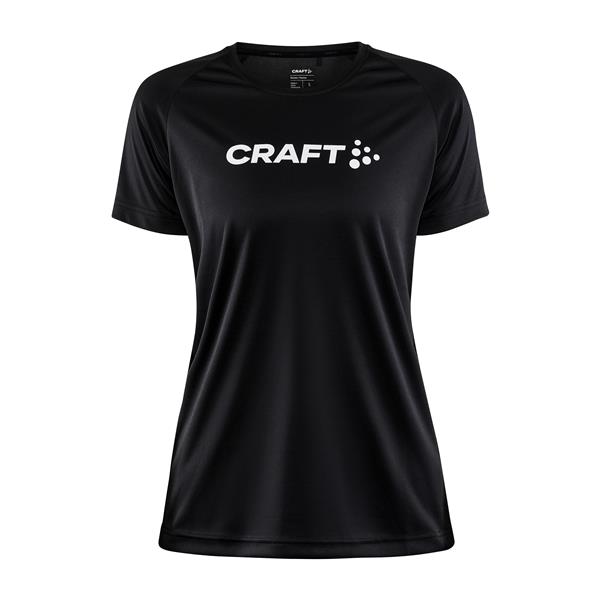 CRAFT ŽENSKA MAJICA S KRATKIMI ROKAVI CORE ESSENCE LOGO TEE BLACK 