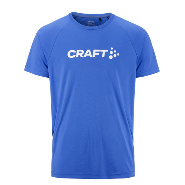 CRAFT MOŠKA MAJICA S KRATKIMI ROKAVI CORE ESSENCE LOGO TEE MODRA INK BLUE