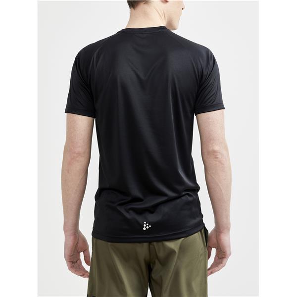 CRAFT MOŠKA MAJICA S KRATKIMI ROKAVI CORE ESSENCE LOGO TEE ČRNA BLACK