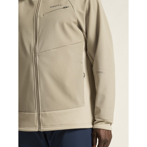 CRAFT MOŠKA TERMO VODOODPORNA JAKNA ADV BACKCOUNTRY HYBRID JACKET TAUPE/HAY