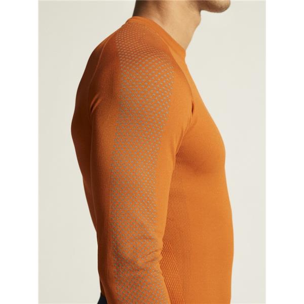 CRAFT MOŠKA MAJICA Z DOLGIMI ROKAVI ADV WARM INTENSITY LS CARA-GRANITE - AKTIVNO PERILO