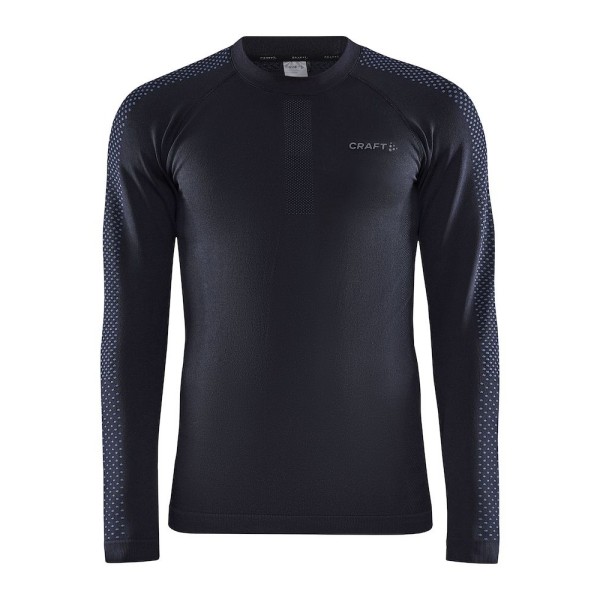 CRAFT MOŠKA MAJICA Z DOLGIMI ROKAVI ADV WARM INTENSITY LS M BLACK - AKTIVNO PERILO