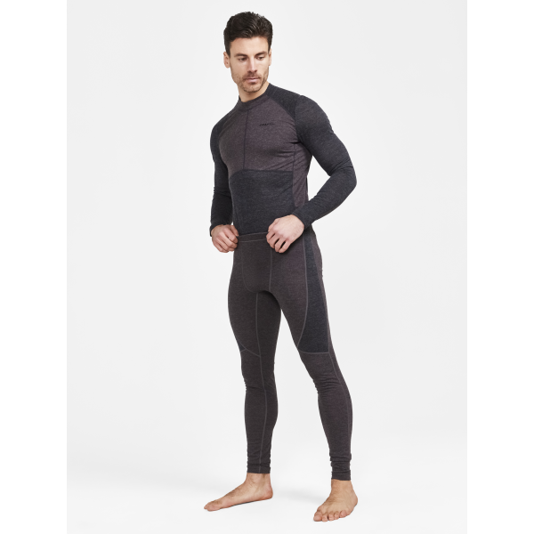 CRAFT MOŠKI VOLNEN SET MERINO CORE WOOL MIX SET M BLACK-SLATE - AKTIVNO PERILO