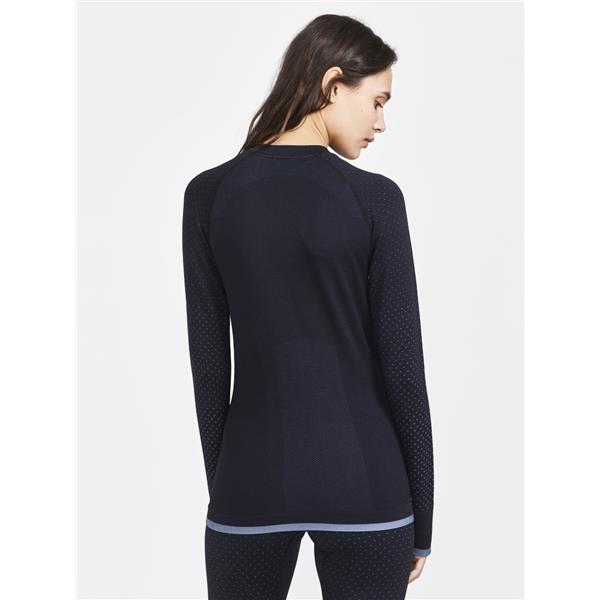 CRAFT ŽENSKA MAJICA Z DOLGIMI ROKAVI ADV WARM INTENSITY BLACK - AKTIVNO PERILO