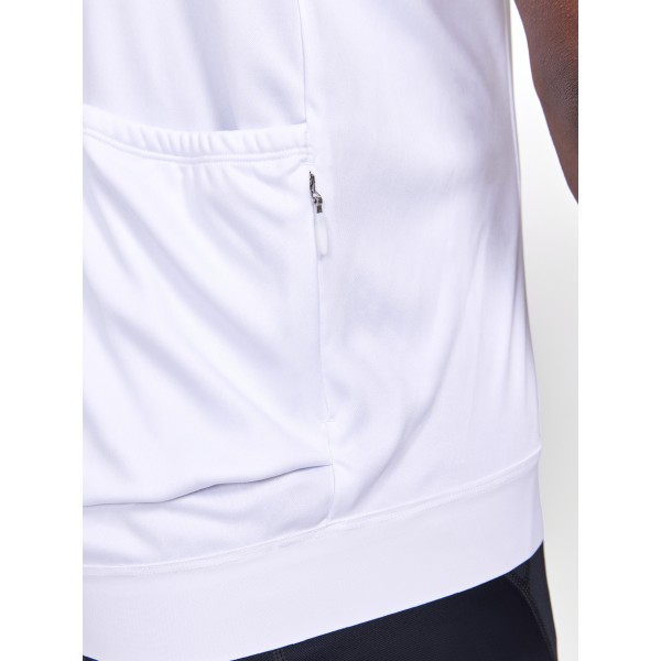 CRAFT MOŠKA KOLESARSKA MAJICA S KRATKIMI ROKAVI CORE ESSENCE JERSEY REGULAR FIT BELA WHITE