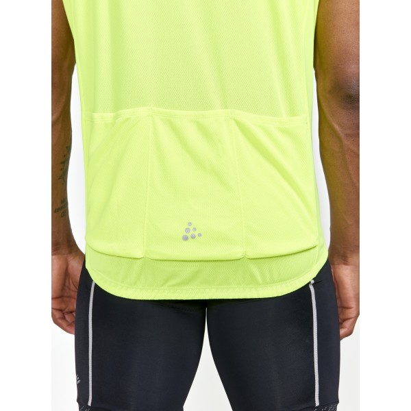 CRAFT MOŠKA KOLESARSKA MAJICA S KRATKIMI ROKAVI CORE ENDUR LUMEN JERSEY  RUMENA FLUMINO