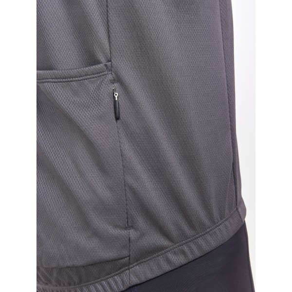 CRAFT MOŠKA KOLESARSKA MAJICA S KRATKIMI ROKAVI CORE ENDUR LOGO JERSEY GRANITE-AQUAMARINE