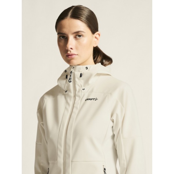CRAFT ŽENSKA PREHODNA VODOODPORNA JAKNA CORE BACKCOUNTRY HOOD JACKET TOFU