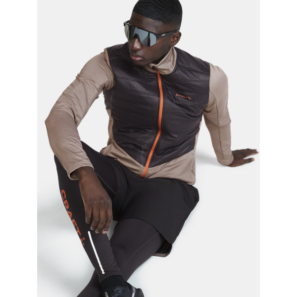 CRAFT MOŠKA JAKNA ADV ESSENCE WARM JACKET 2 TEMNO BEŽ IN ČRNA SLATE-CLAY