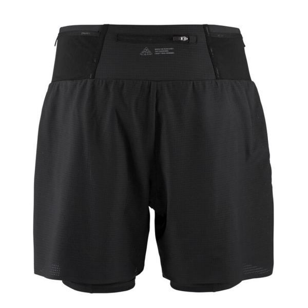 CRAFT MOŠKE KRATKE HLAČE PRO TRAIL SHORTS ČRNA BLACK/BLACK