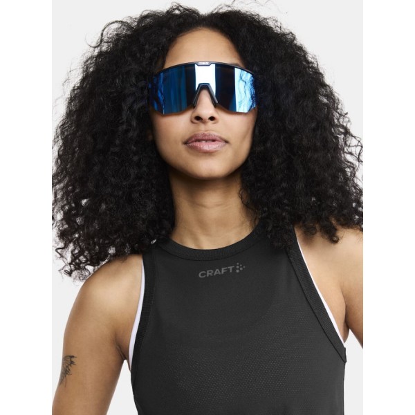 CRAFT ŽENSKA MREŽASTA MAJICA BREZ ROKAVOV CORE ESSENCE MESH SINGLET ČRNA BLACK