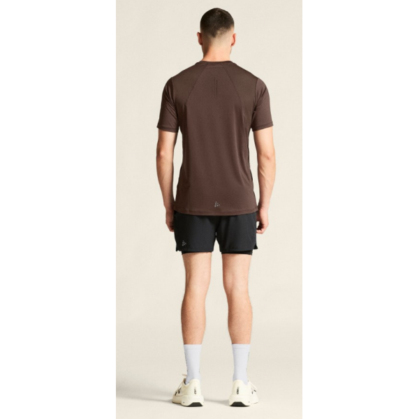 CRAFT MOŠKA MAJICA S KRATKIMI ROKAVI ADV ESSENCE SS TEE 2 TEMNO RJAVA PRUNE