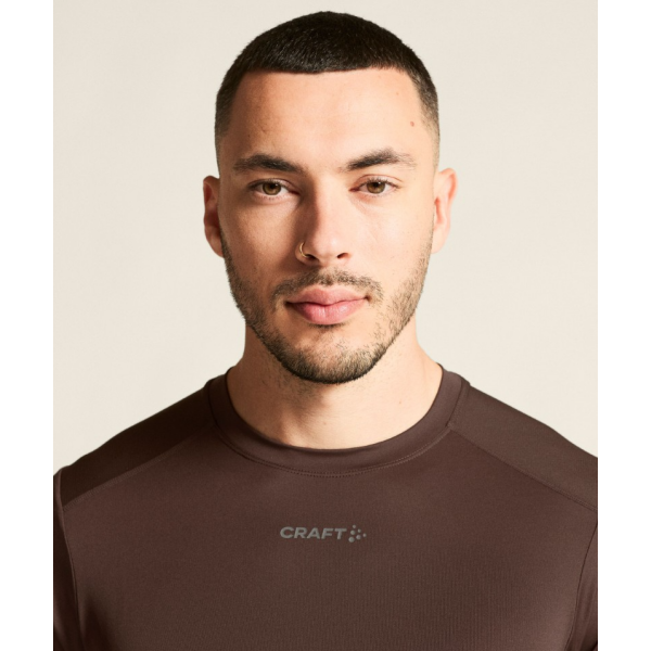 CRAFT MOŠKA MAJICA S KRATKIMI ROKAVI ADV ESSENCE SS TEE 2 TEMNO RJAVA PRUNE