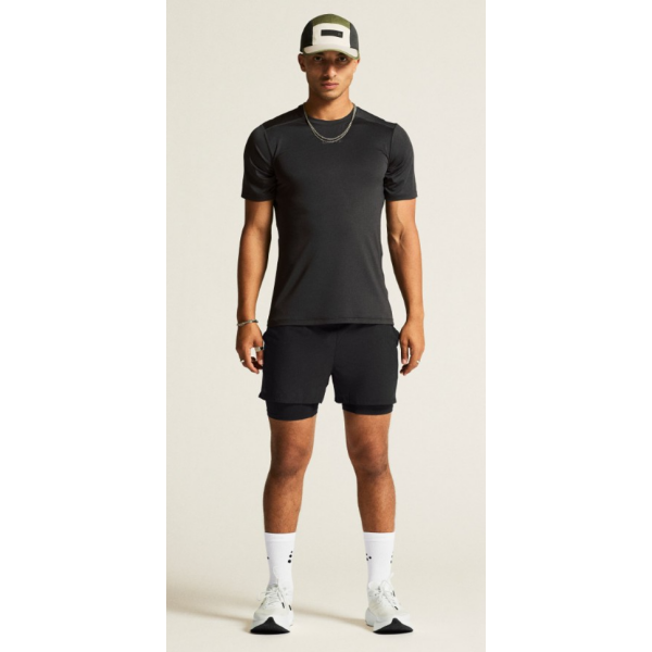 CRAFT MOŠKA MAJICA S KRATKIMI ROKAVI ADV ESSENCE SS TEE 2 TEMNO SIVA GRANITE