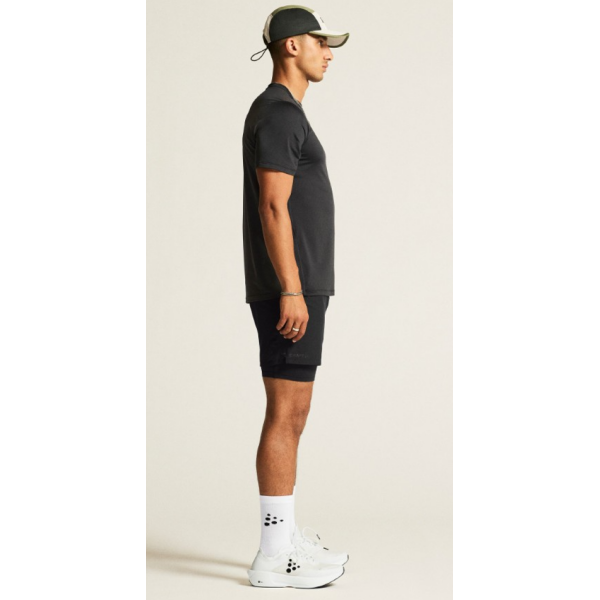 CRAFT MOŠKA MAJICA S KRATKIMI ROKAVI ADV ESSENCE SS TEE 2 TEMNO SIVA GRANITE