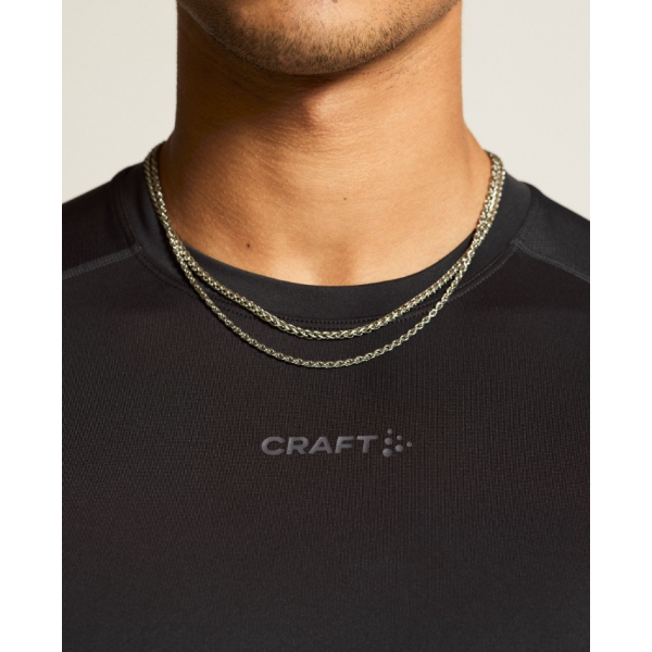 CRAFT MOŠKA MAJICA S KRATKIMI ROKAVI ADV ESSENCE SS TEE 2 TEMNO SIVA GRANITE