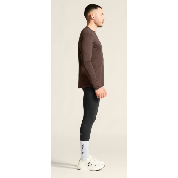 CRAFT MOŠKA MAJICA Z DOLGIMI ROKAVI ADV ESSENCE LS TEE 2 TEMNO RJAVA PRUNE