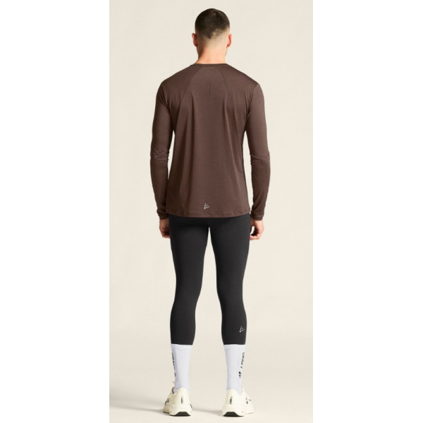 CRAFT MOŠKA MAJICA Z DOLGIMI ROKAVI ADV ESSENCE LS TEE 2 TEMNO RJAVA PRUNE
