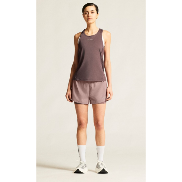 CRAFT ŽENSKA MAJICA BREZ ROKAVOV ADV ESSENCE SINGLET 2 PUDRASTO VIJOLIČNA FLINT