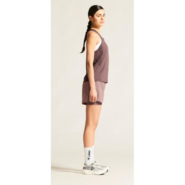 CRAFT ŽENSKA MAJICA BREZ ROKAVOV ADV ESSENCE SINGLET 2 PUDRASTO VIJOLIČNA FLINT