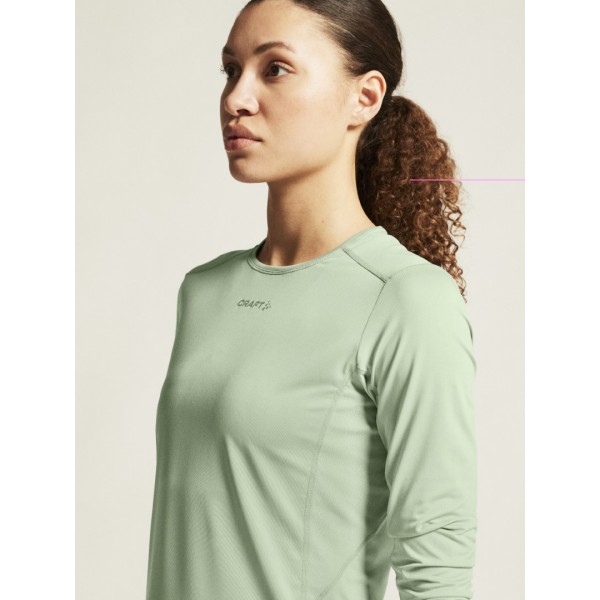 CRAFT ŽENSKA MAJICA Z DOLGIMI ROKAVI ADV ESSENCE LS TEE 2 SVETLO ZELENA GLACIAL