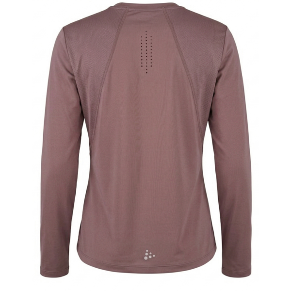 CRAFT ŽENSKA MAJICA Z DOLGIMI ROKAVI ADV ESSENCE LS TEE 2 PUDRASTO VIJOLIČNA FLINT