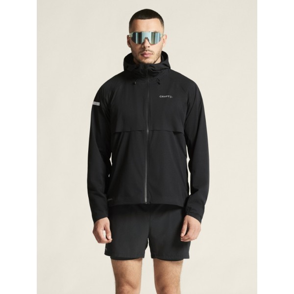 CRAFT MOŠKA VODOODPORNA TEKAŠKA JAKNA/VETROVKA PRO HYDRO JACKET 3 BLACK