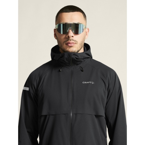 CRAFT MOŠKA VODOODPORNA TEKAŠKA JAKNA/VETROVKA PRO HYDRO JACKET 3 BLACK