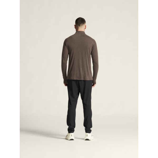 CRAFT MOŠKA 20% MERINO VOLNENA PULI MAJICA Z DOLGIMI ROKAVI ADV SUBZ WOOL TEE RJAVA PRUNE/MELANGE