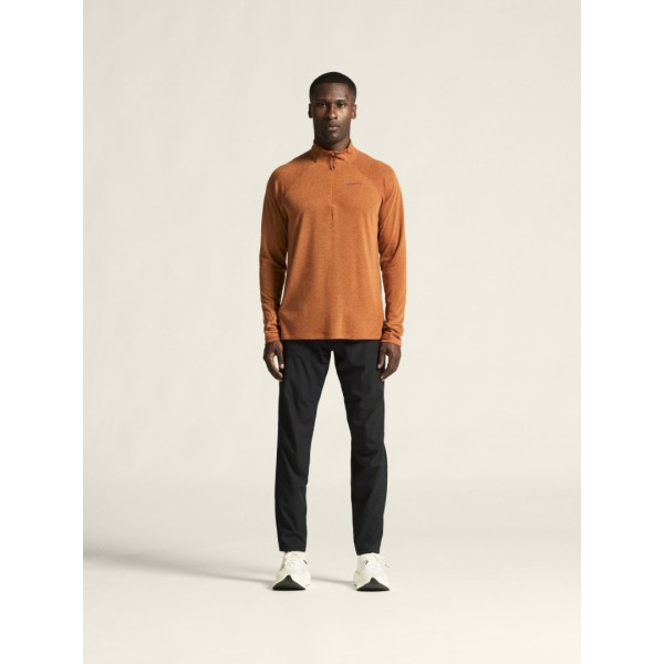 CRAFT MOŠKA 20% MERINO VOLNENA PULI MAJICA Z DOLGIMI ROKAVI ADV SUBZ WOOL TEE ORANŽNA BUFF/MELANGE