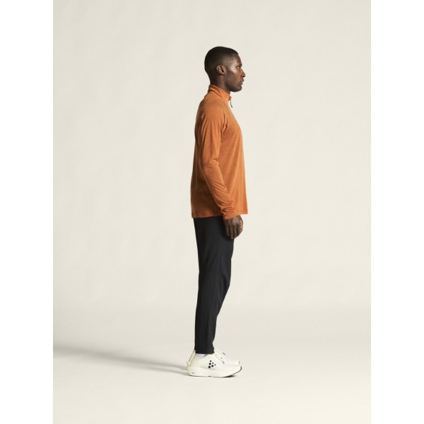 CRAFT MOŠKA 20% MERINO VOLNENA PULI MAJICA Z DOLGIMI ROKAVI ADV SUBZ WOOL TEE ORANŽNA BUFF/MELANGE