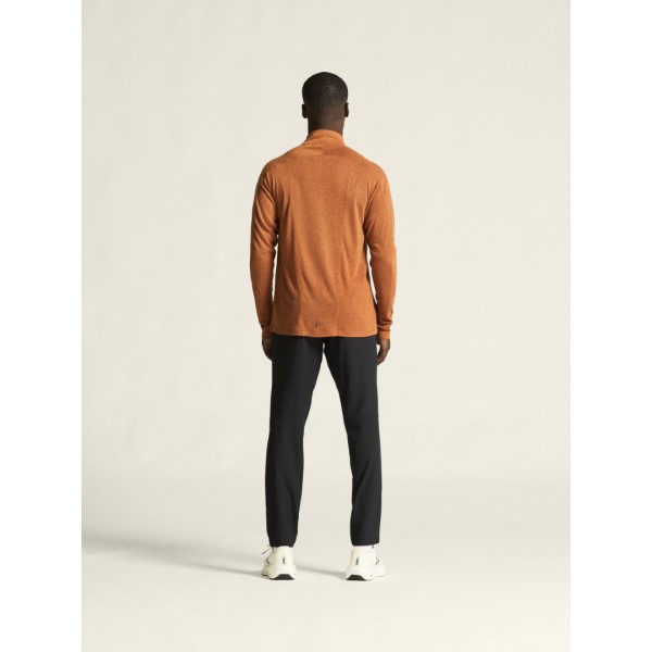 CRAFT MOŠKA 20% MERINO VOLNENA PULI MAJICA Z DOLGIMI ROKAVI ADV SUBZ WOOL TEE ORANŽNA BUFF/MELANGE
