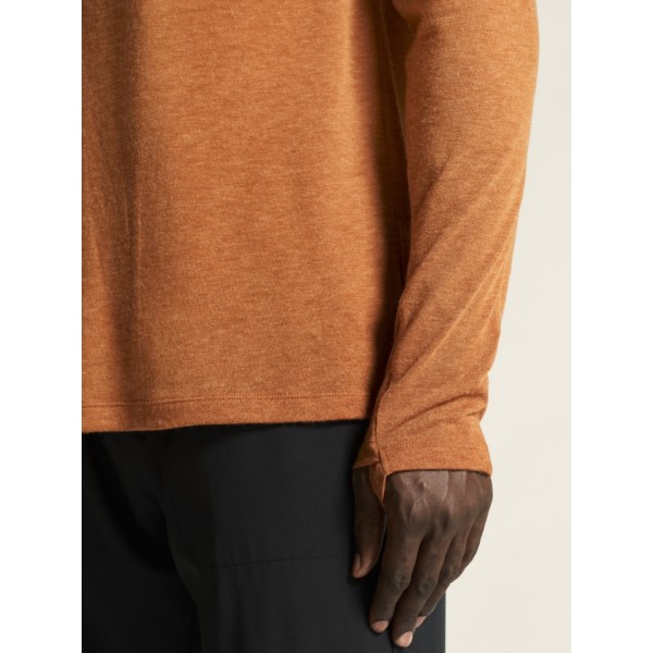 CRAFT MOŠKA 20% MERINO VOLNENA PULI MAJICA Z DOLGIMI ROKAVI ADV SUBZ WOOL TEE ORANŽNA BUFF/MELANGE
