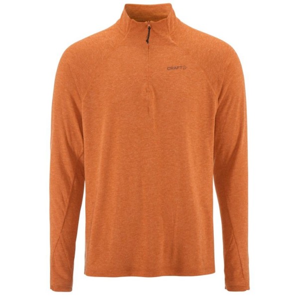 CRAFT MOŠKA 20% MERINO VOLNENA PULI MAJICA Z DOLGIMI ROKAVI ADV SUBZ WOOL TEE ORANŽNA BUFF/MELANGE