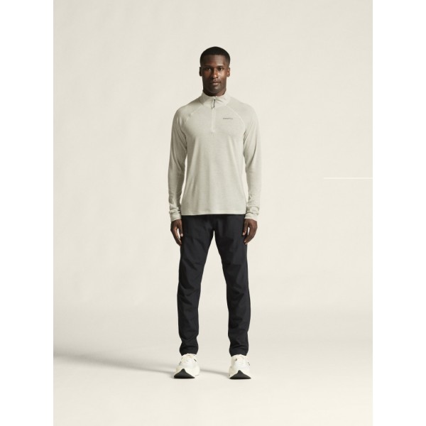 CRAFT MOŠKA 20% MERINO VOLNENA PULI MAJICA Z DOLGIMI ROKAVI ADV SUBZ WOOL TEE SVETLO BEŽ CLOUD/MELANGE