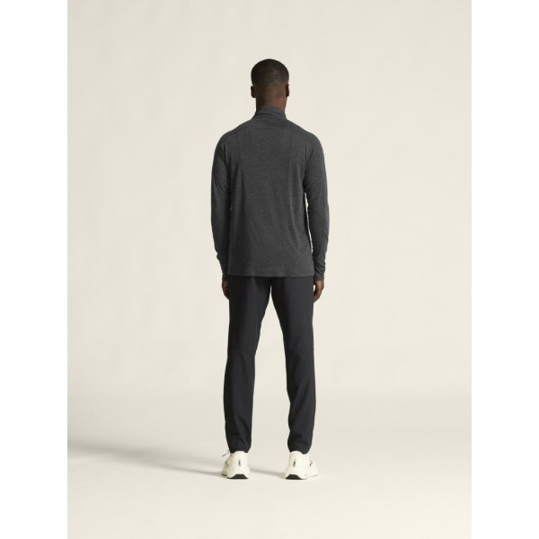 CRAFT MOŠKA 20% MERINO VOLNENA PULI MAJICA Z DOLGIMI ROKAVI ADV SUBZ WOOL TEE BLACK MELANGE