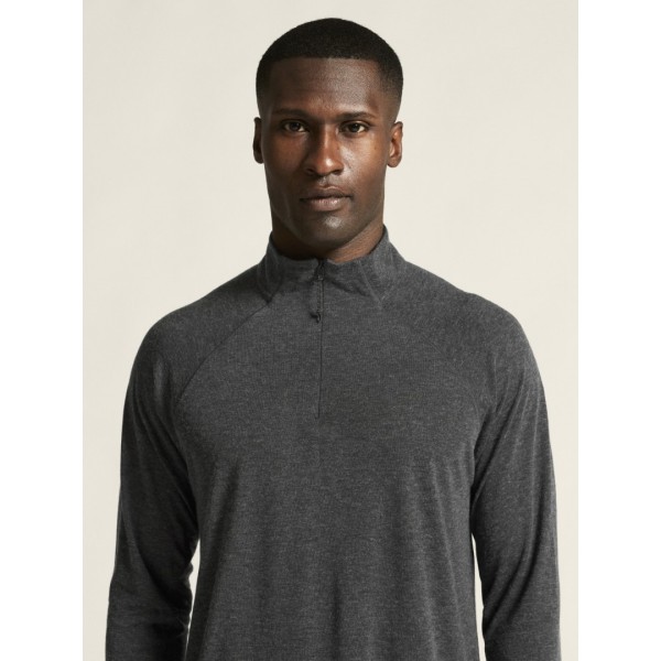 CRAFT MOŠKA 20% MERINO VOLNENA PULI MAJICA Z DOLGIMI ROKAVI ADV SUBZ WOOL TEE BLACK MELANGE