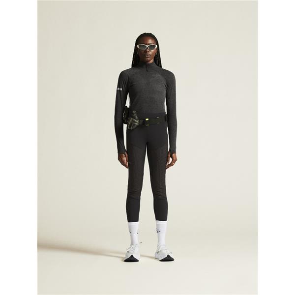 CRAFT ŽENSKE ZIMSKE DOLGE ODSEVNE PAJKICE Z IZOLACIJSKIM OBLAZINJENJEM ADV SUBZ LUMEN PADDED TIGHTS 4 BLACK