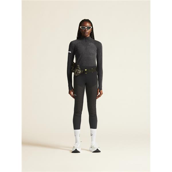 CRAFT ŽENSKE ZIMSKE DOLGE ODSEVNE PAJKICE Z IZOLACIJSKIM OBLAZINJENJEM ADV SUBZ LUMEN PADDED TIGHTS 4 BLACK