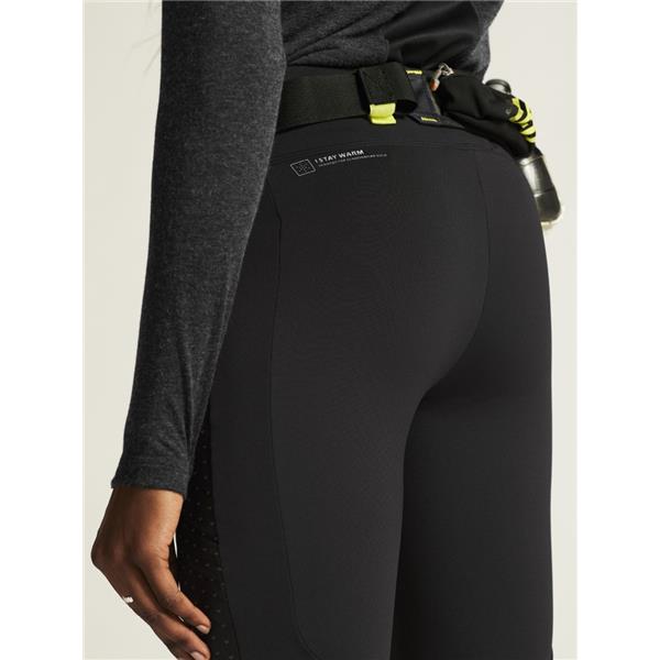 CRAFT ŽENSKE ZIMSKE DOLGE ODSEVNE PAJKICE Z IZOLACIJSKIM OBLAZINJENJEM ADV SUBZ LUMEN PADDED TIGHTS 4 BLACK