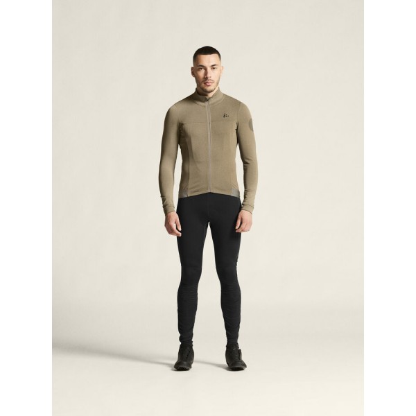 CRAFT MOŠKA KOLESARSKA MAJICA Z DOLGIMI ROKAVI ADV BIKE SUBZ LS JERSEY TAUPE